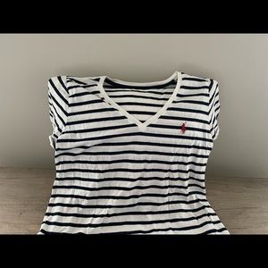 Polo by Ralph Lauren Striped V-Neck Shirt